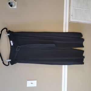 Calvin Klein Wide-Leg Cropped In Black Size L